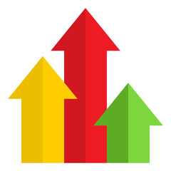 arrow flat style icon