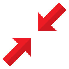 arrows flat style icon