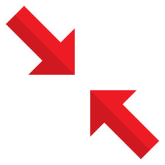 arrows flat style icon