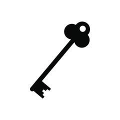 key icon vector. padlocks, door locks, etc. simple flat shape