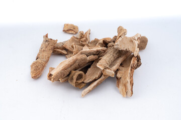 Lodh Pathani, Symplocos Racemosa Bark over isolated white Background