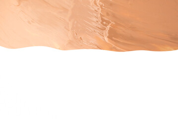 Liquid foundation texture. Make up for women.