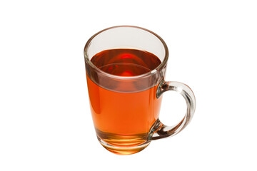 A cup of tea isolated on  white background.
