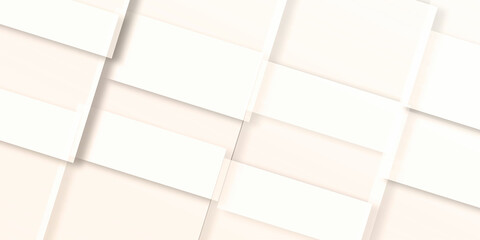 Abstract background with stripes in card template in this design . White geometric texture . Modern background used about technology or product presentation .