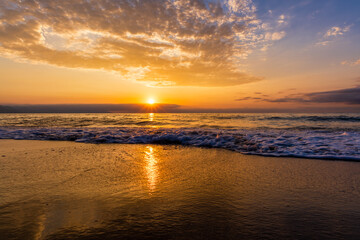 Fototapeta na wymiar Sunset Ocean Landscape