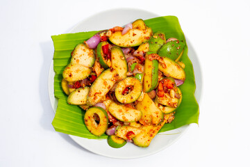 Spicy Thai green mango salad