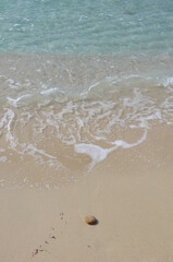 Sea and sand scenery 