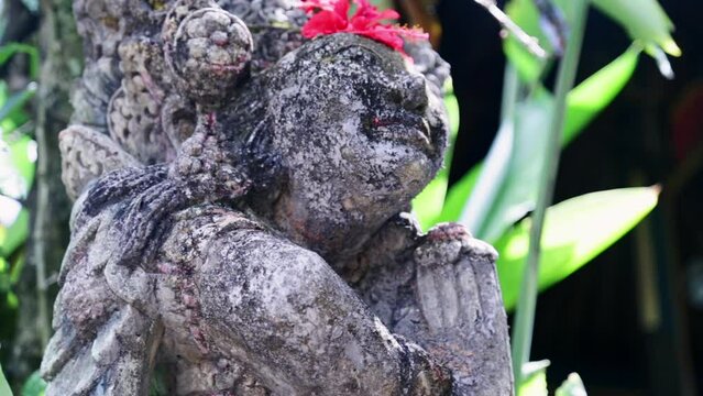 Religious statues in Bali