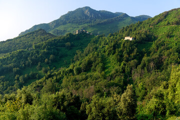 Obraz premium Costa verde mountain in corsica island