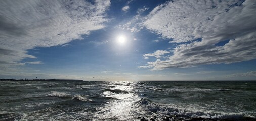 Sun over the Baltic Sea