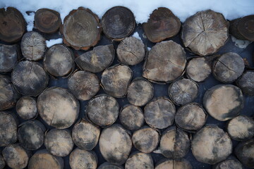 texture wood logs