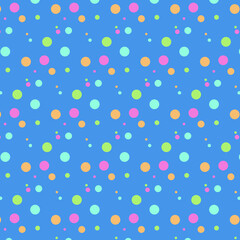 Polka dots colorful background. Holiday background, web icon, symbol, sign, romantic wedding, love card - vector abstract background 