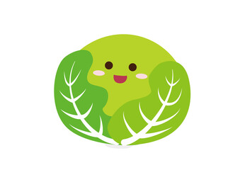 キャベツキャラクター　線なし