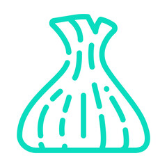 khinkali traditional food color icon vector. khinkali traditional food sign. isolated symbol illustration