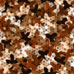 Camouflage seamless pattern background masking camo repeat print