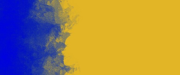 yellow and blue paint