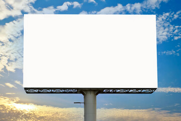 billboard blank for outdoor advertising poster or blank billboard for advertisement.	
