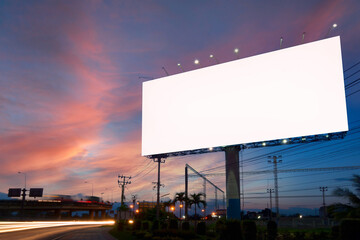 billboard blank for outdoor advertising poster or blank billboard for advertisement.	
