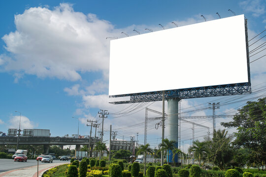 billboard blank for outdoor advertising poster or blank billboard for advertisement.	
