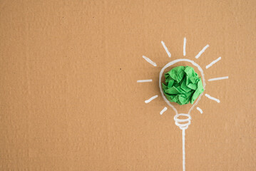 CSR (Corporate Social Responsibility ) in business, creative ideas imagination concept. Flat lay of...