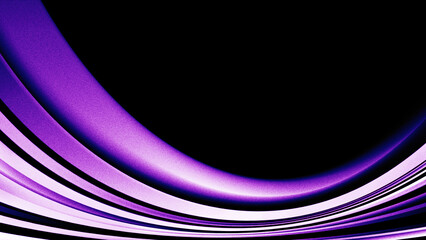 Abstract purple wave curve line and lights with bokeh elegant overlay background. Dust sparks background.