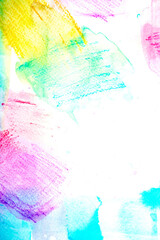 Colourful Watercolour Paint Brush Stroke for Background