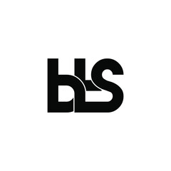 bts letter original monogram logo design
