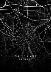 Hannover Germany City Map