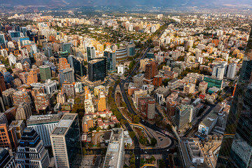 Santiago de Chile Aerial Photograph | Hochaufl&ouml;sende Luftbilder von Santiago de Chile