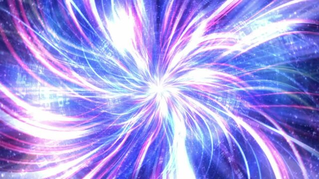 Abstract Cyberspace Animation Background, Loop
