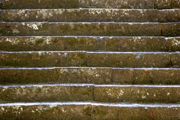 古い神社の石段