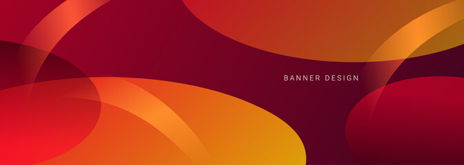 Abstract geometric elegant modern pattern colorful banner background