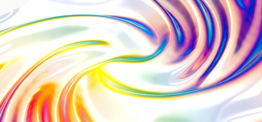 Abstract fluid gradient shape flowing