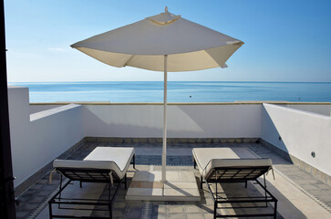 Summer vacation, Italy, sea view