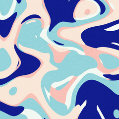 背景素材_シンプルなマーブル模様_青