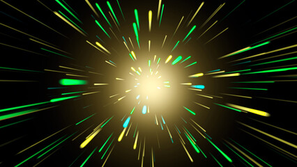abstract background. colored neon lines zoom.