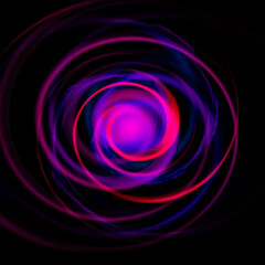 red and blue spiral