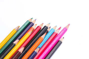 An image of set of color pencils