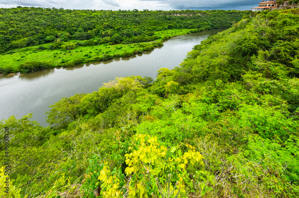 Wall mural chevon river dominican republic