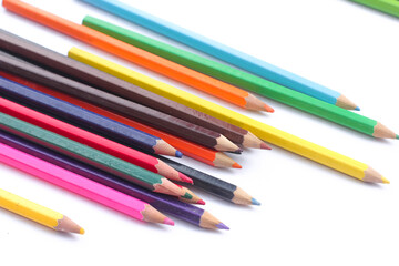 An image of set of color pencils