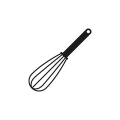 Fototapeta premium Icon of the whisk for whipping. Simple flat vector illustration on a white background