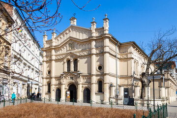 Tempel synagogue, Kazimierz district, Kraków, (UNESCO), Poland