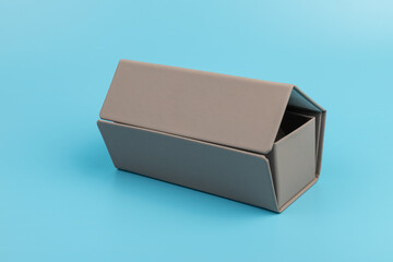 Gray empty rectangular box for branding, presentation and mockup