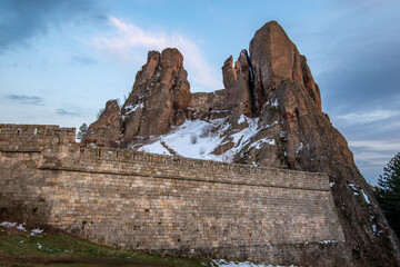 Belogradchik rock with the fortress walls