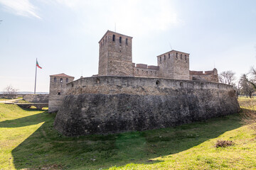 Fototapeta na wymiar The preserved medieval fortress Baba Vida