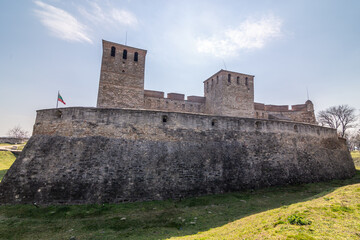Fototapeta na wymiar The preserved medieval fortress Baba Vida