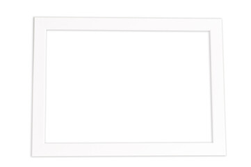 Obraz premium Photo frame isolated on white background.
