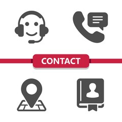 Contact - Contact Us Icons