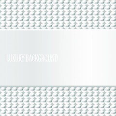 White luxury background. Vector illustration.