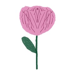 pink flower watercolor 